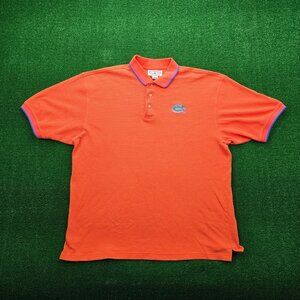 Florida Gators Polo‎ Shirt Mens 2XL Orange Short Sleeve NCAA College Football